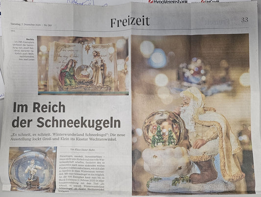 Schneekugel-Ausstellung im Kloster Wechterswinkel - Schneekugelhaus