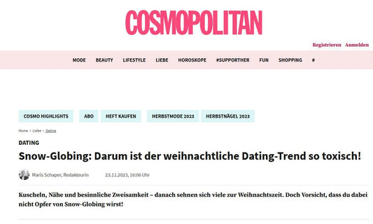 Snow-Globing als neuer Dating-Trend - Schneekugelhaus