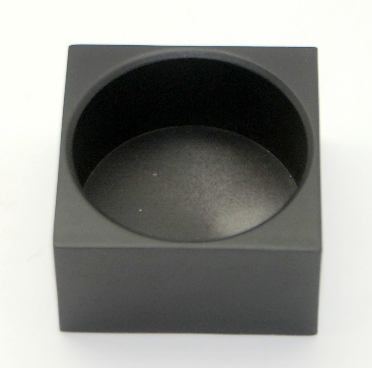 100mm Polyresin Sockel schwarz eckig für DIY-Schneekugel - Schneekugelhaus