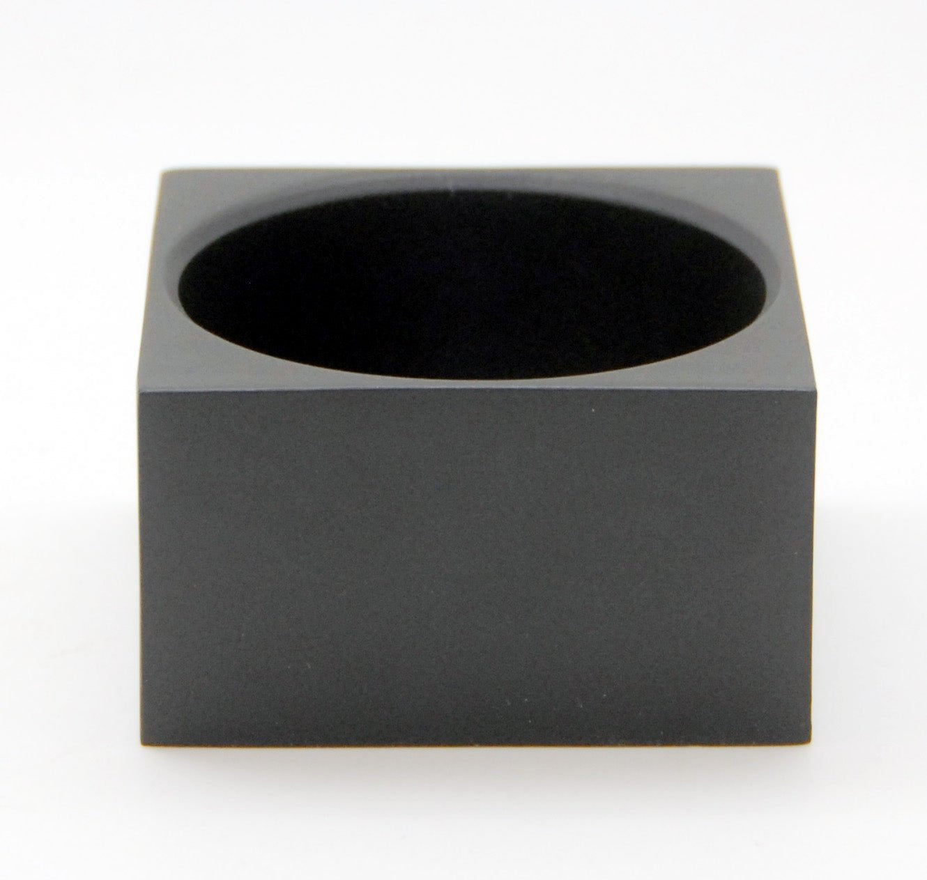 100mm Polyresin Sockel schwarz eckig für DIY-Schneekugel - Schneekugelhaus