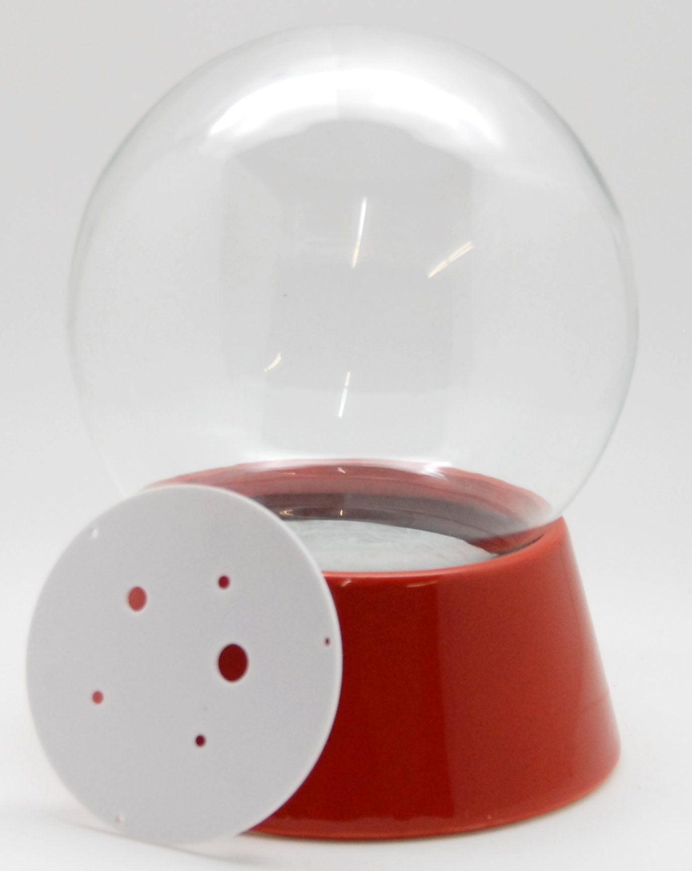 150mm DIY Schneekugelset rot - Schneekugelhaus