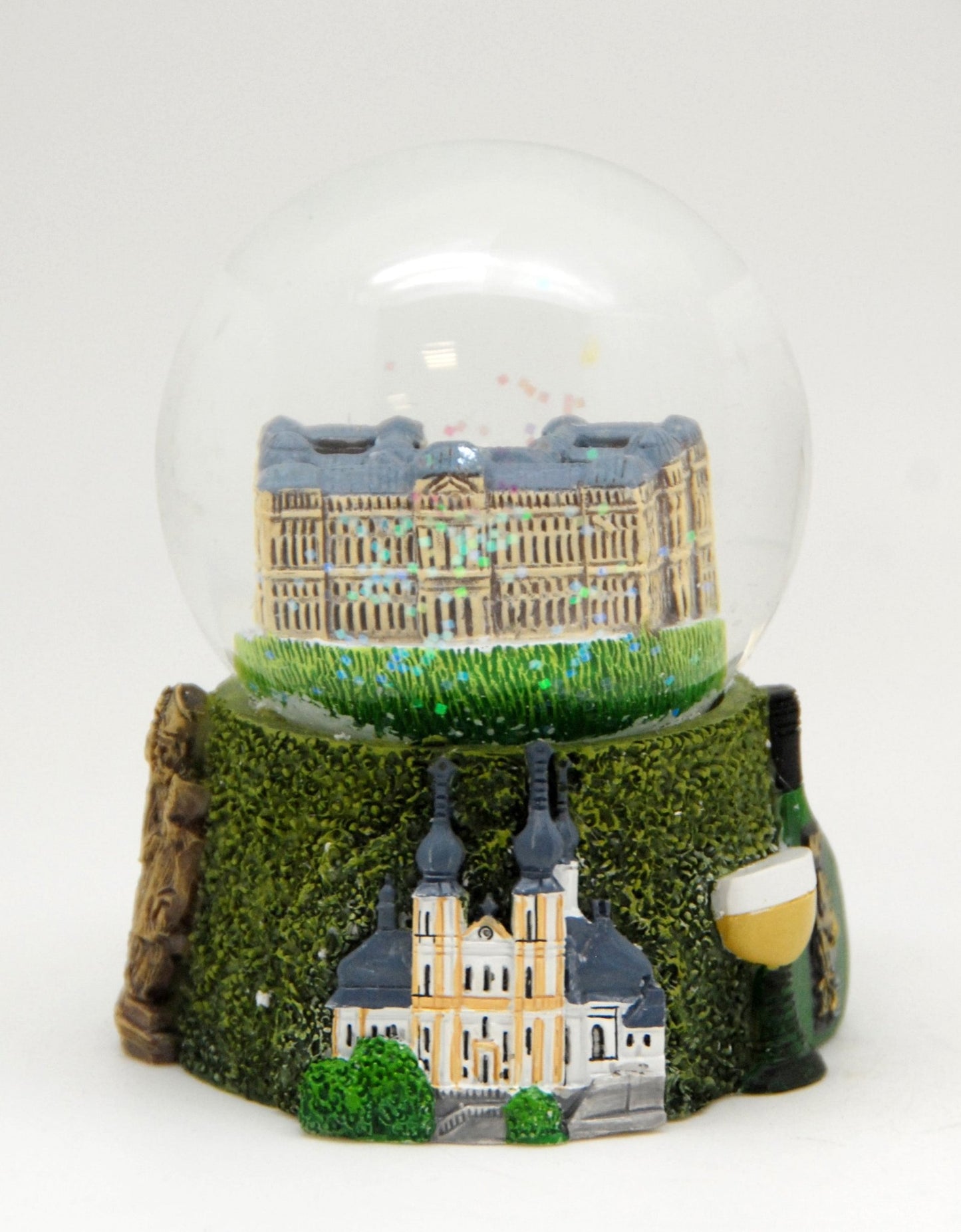 2er Set süße Souvenir-Schneekugeln Würzburg Festung Marienberg Residenz - Schneekugelhaus