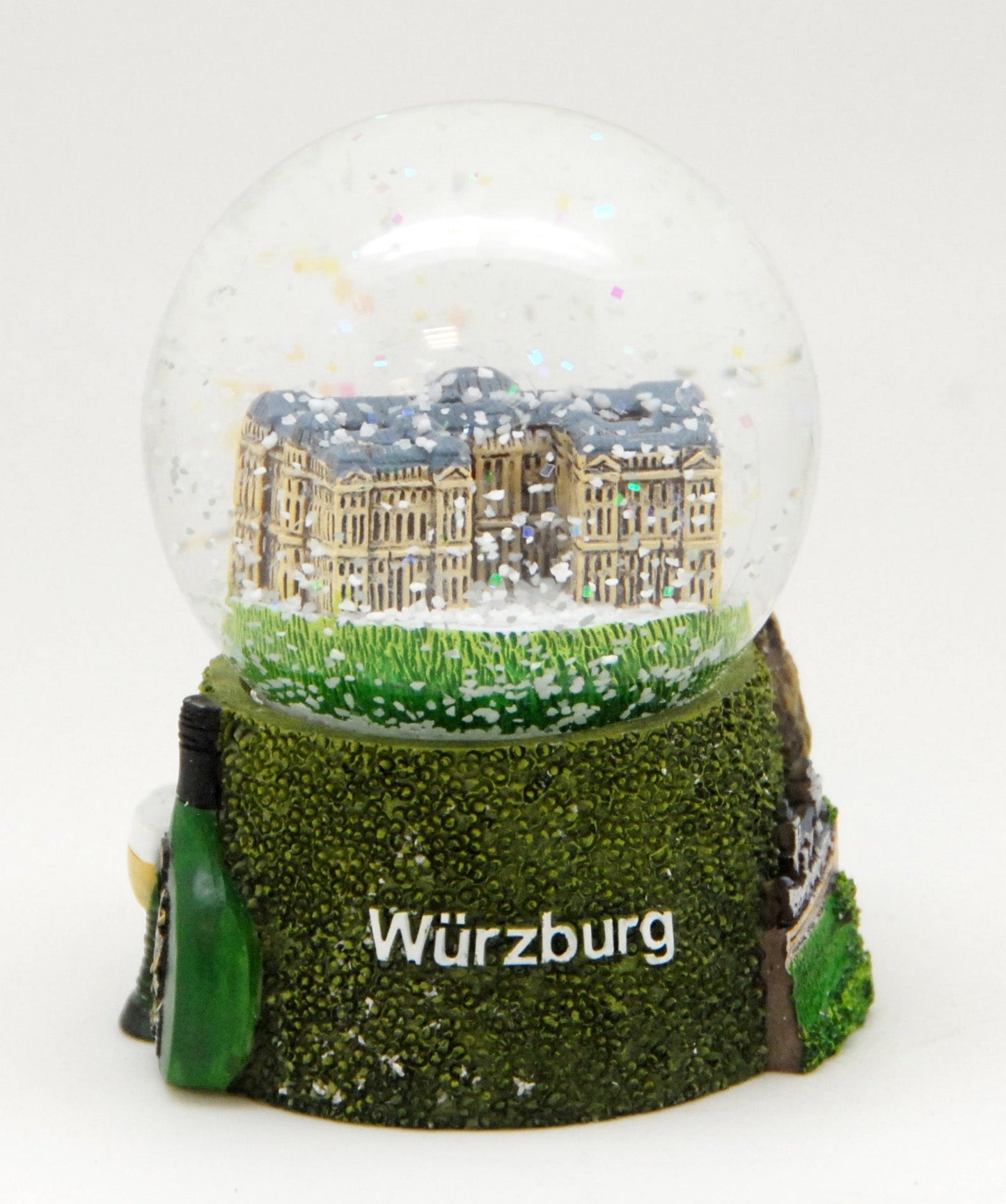 2er Set süße Souvenir-Schneekugeln Würzburg Festung Marienberg Residenz - Schneekugelhaus