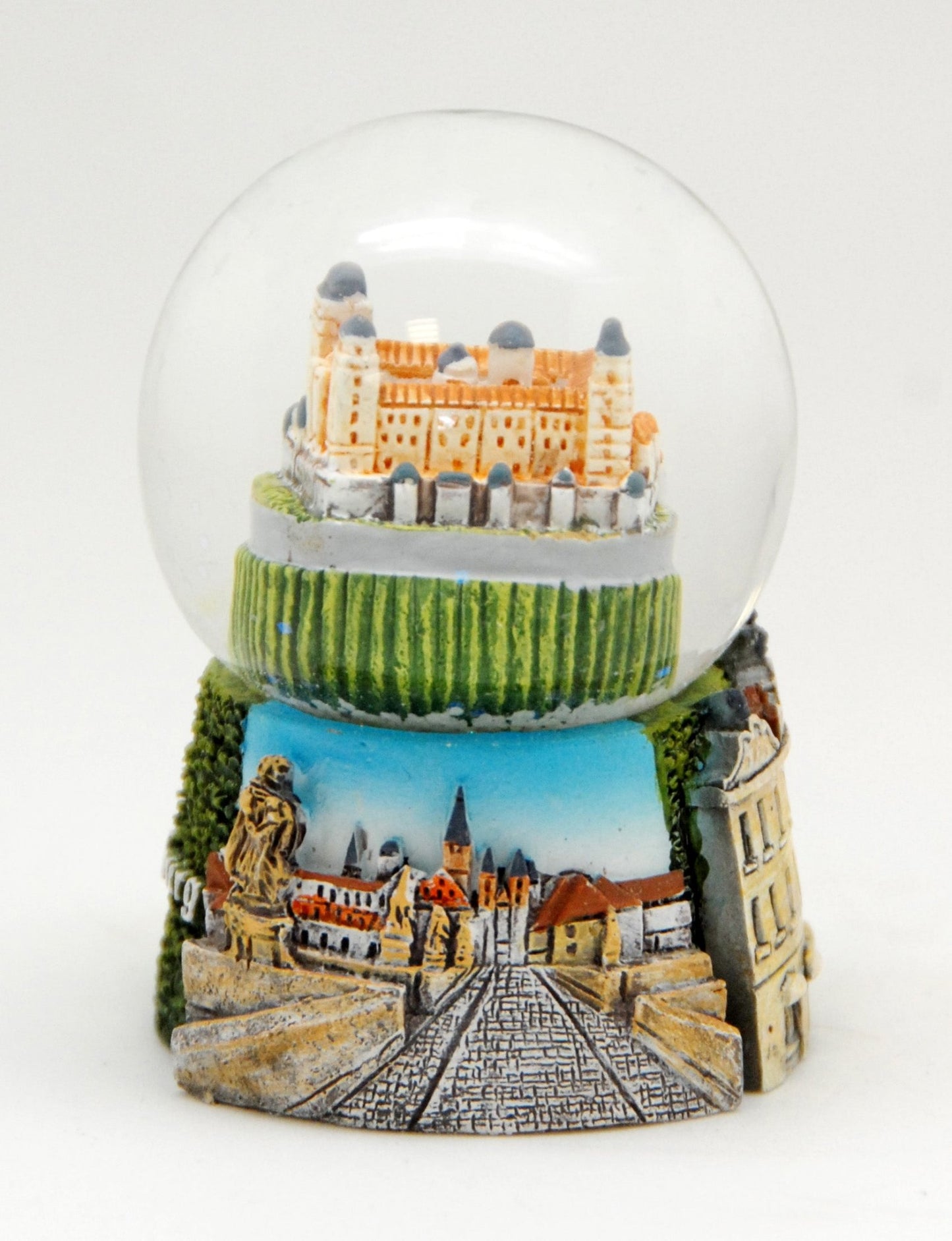 2er Set süße Souvenir-Schneekugeln Würzburg Festung Marienberg Residenz - Schneekugelhaus