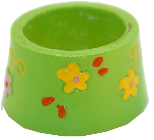45mm Sockel mit Blütenmotiven für DIY-Schneekugel - Schneekugelhaus