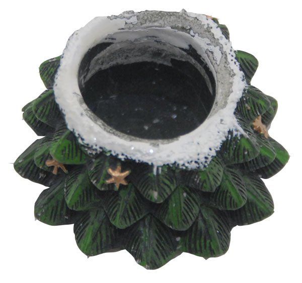 45mm Sockel mit Tannenbaum-Struktur für DIY-Schneekugel - Schneekugelhaus