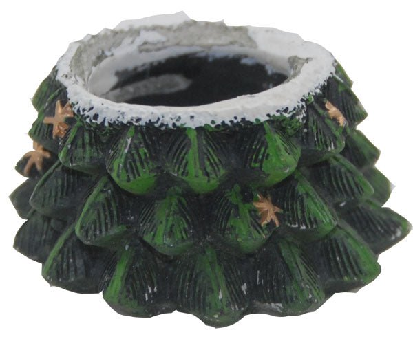45mm Sockel mit Tannenbaum-Struktur für DIY-Schneekugel - Schneekugelhaus