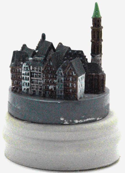 Bastel-Figur Frankfurt Römer für DIY Schneekugel - Schneekugelhaus