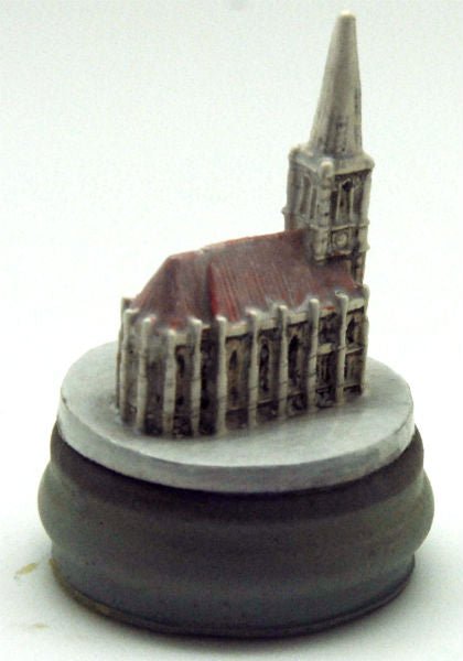 Bastel-Figur Lambertikirche in Münster für DIY Schneekugel - Schneekugelhaus