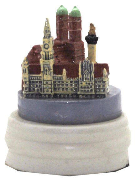 Bastel-Figur München Marienplatz für DIY Schneekugel - Schneekugelhaus