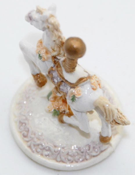 Bastel-Figur nostalgisches Karusellpferd für DIY Schneekugel - Schneekugelhaus