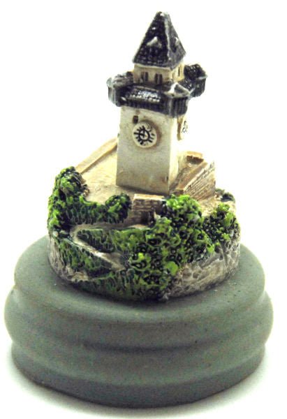 Bastel-Figur Uhrenturm Graz für DIY Schneekugel - Schneekugelhaus