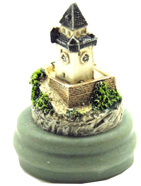 Bastel-Figur Uhrenturm Graz für DIY Schneekugel - Schneekugelhaus