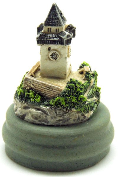 Bastel-Figur Uhrenturm Graz für DIY Schneekugel - Schneekugelhaus