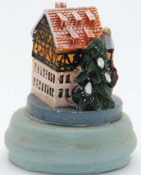 Bastel-Figur Weihnachtspostamt für DIY Schneekugel - Schneekugelhaus