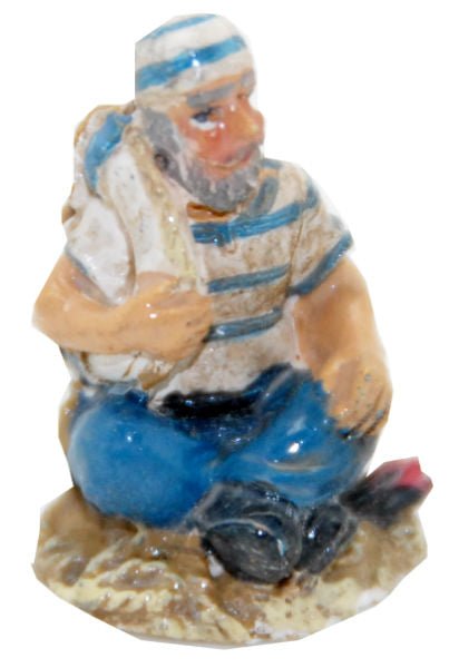 Bastelfigur Matrose für DIY Schneekugel - Schneekugelhaus