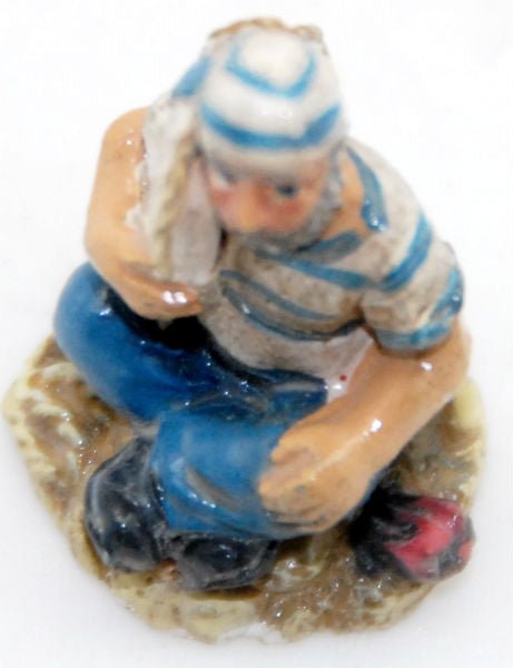 Bastelfigur Matrose für DIY Schneekugel - Schneekugelhaus