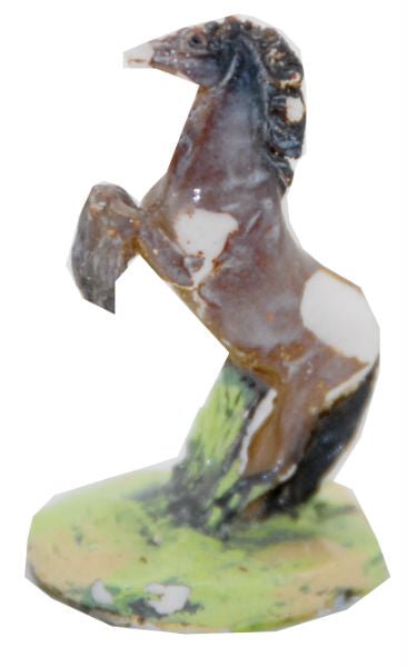 Bastelfigur Pferd für DIY Schneekugel - Schneekugelhaus