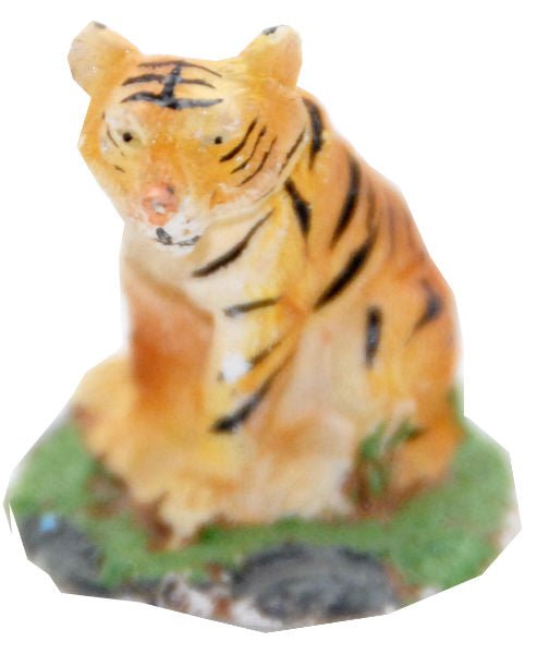 Bastelfigur Tiger für DIY Schneekugel - Schneekugelhaus