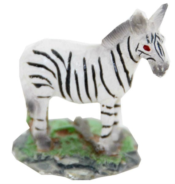 Bastelfigur Zebra für DIY Schneekugel - Schneekugelhaus