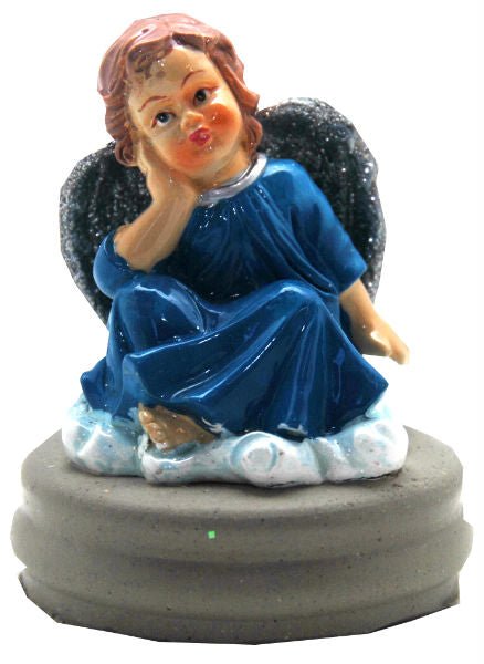 Modell für 3D-Schneekugel - Engel in blau - Schneekugelhaus