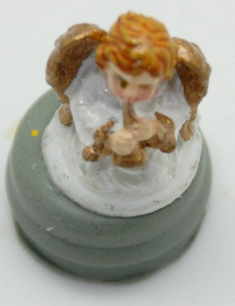 Modell für 3D-Schneekugel - Engel mit Flöte - Schneekugelhaus