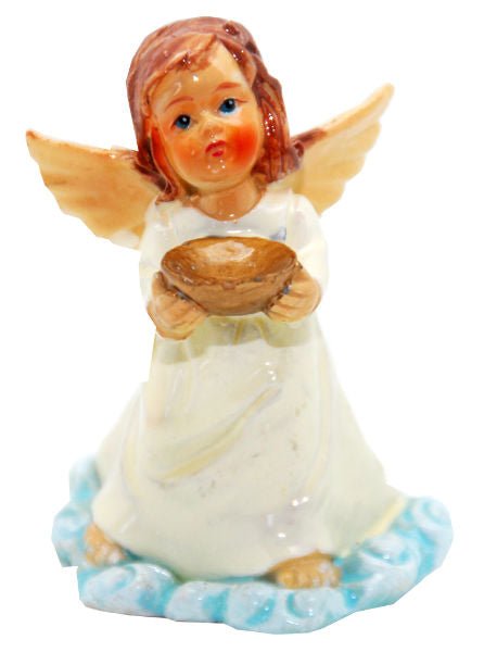 Modell für 3D-Schneekugel Engel mit Schale - Schneekugelhaus