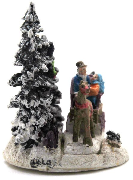 Modell für 3D-Schneekugel - Romantische Kutschfahrt - Schneekugelhaus