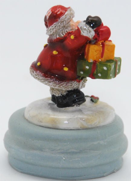 Modell für 3D-Schneekugel - Santa mit Geschenken - Schneekugelhaus