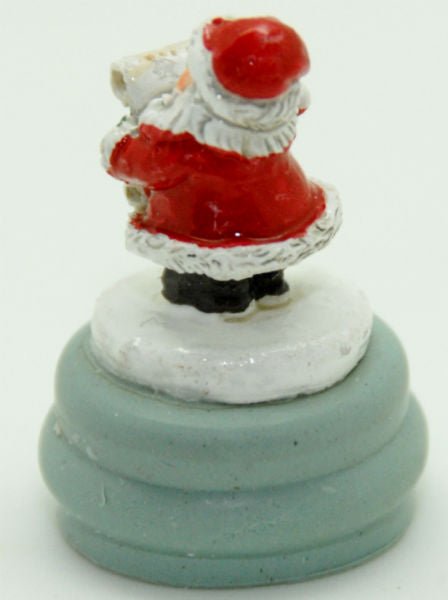 Modell für 3D-Schneekugel - Santa mit Geschenken - Schneekugelhaus