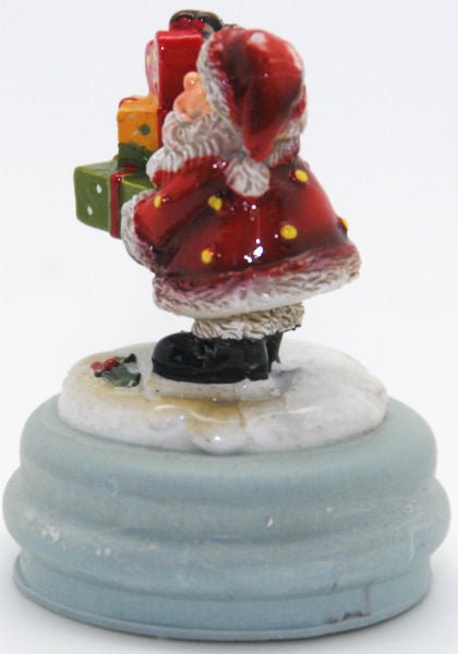 Modell für 3D-Schneekugel - Santa mit Geschenken - Schneekugelhaus