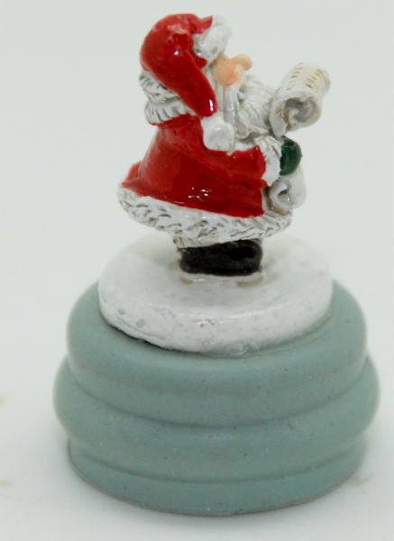Modell für 3D-Schneekugel - Santa mit Geschenken - Schneekugelhaus