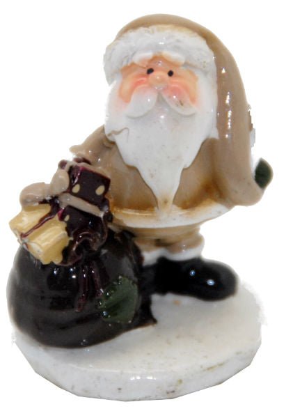 Modell für 3D-Schneekugel - Santa mit Sack - Schneekugelhaus