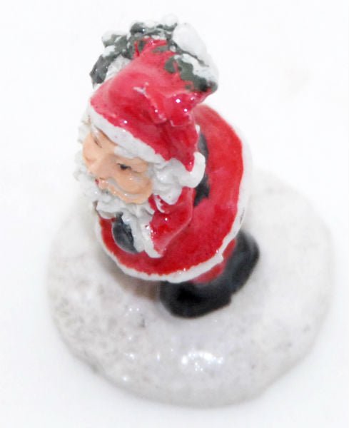 Modell für 3D-Schneekugel - Santa mit Weihnachtsbaum - Schneekugelhaus