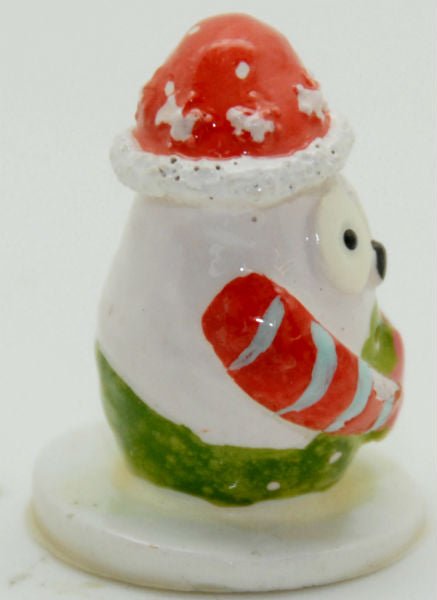 Modell für 3D-Schneekugel - verschlafene Eule - Schneekugelhaus