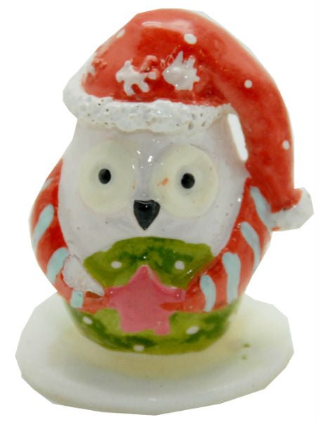 Modell für 3D-Schneekugel - verschlafene Eule - Schneekugelhaus