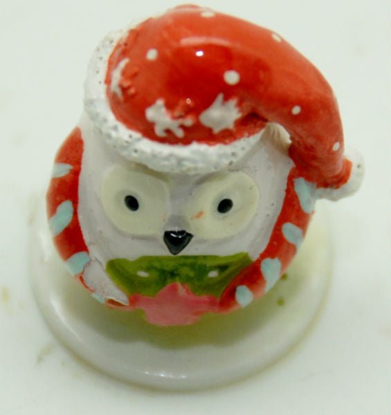 Modell für 3D-Schneekugel - verschlafene Eule - Schneekugelhaus