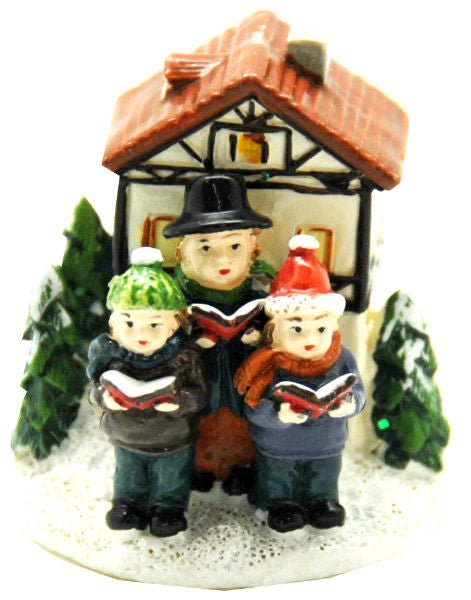 Modell für 3D-Schneekugel - Weihnachtssinger - Schneekugelhaus