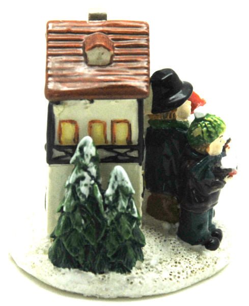 Modell für 3D-Schneekugel - Weihnachtssinger - Schneekugelhaus
