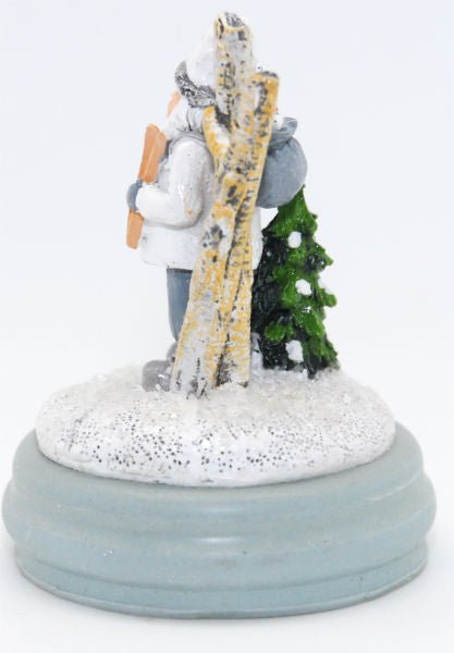 Modell für 3D-Schneekugel - Weißer Santa - Schneekugelhaus