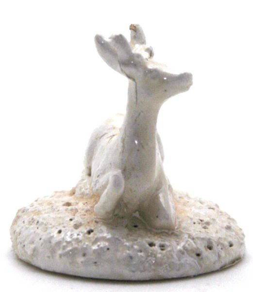 Modell für 3D-Schneekugel - Weißes Reh - Schneekugelhaus