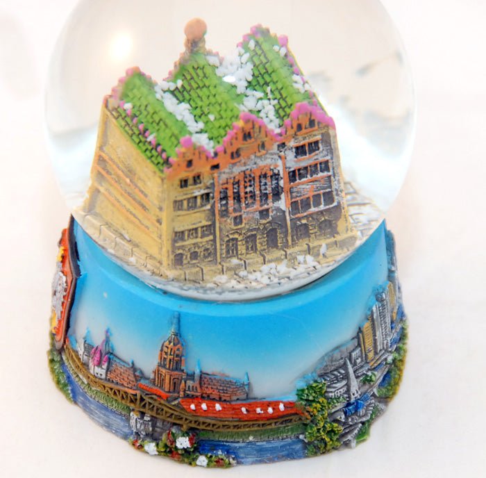 Schneekugel Frankfurt - Rathaus Römer - Luftblase - Schneekugelhaus
