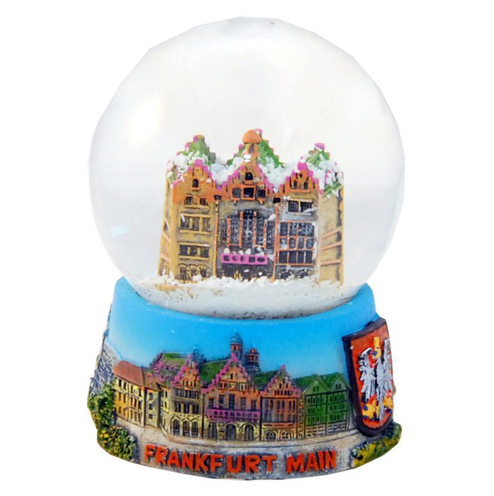 Schneekugel Frankfurt - Rathaus Römer - Luftblase - Schneekugelhaus