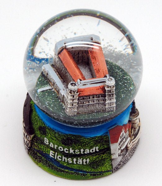 Souvenir Schneekugel Barockstadt Eichstätt - Luftblase - Schneekugelhaus