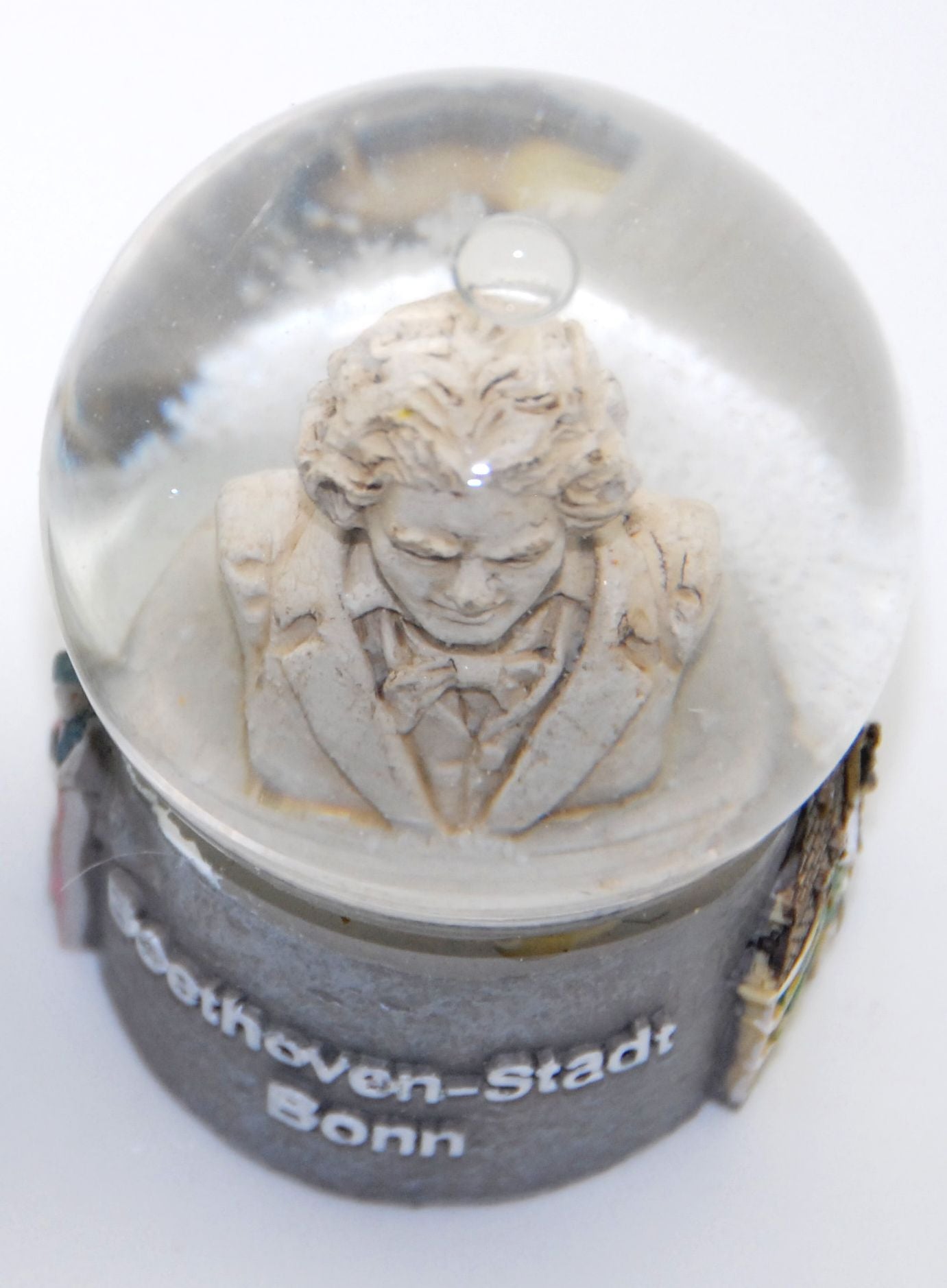 Souvenir Schneekugel Beethoven - Bonn - Luftblase - Schneekugelhaus