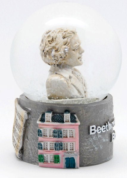 Souvenir Schneekugel Beethoven - Bonn - Luftblase - Schneekugelhaus