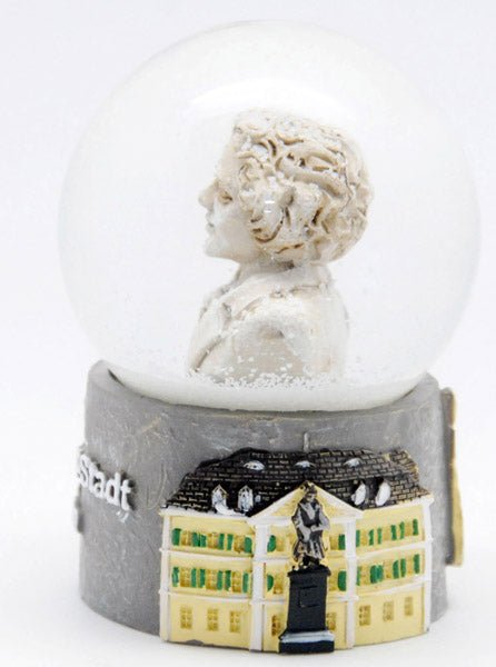 Souvenir Schneekugel Beethoven - Bonn - Luftblase - Schneekugelhaus