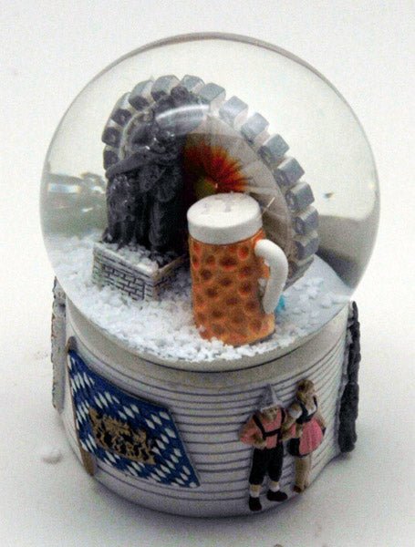 Souvenir Schneekugel München Oktoberfest Bayern - Luftblase - Schneekugelhaus