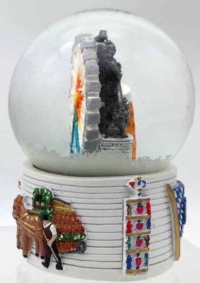 Souvenir Schneekugel München Oktoberfest Bayern - Luftblase - Schneekugelhaus