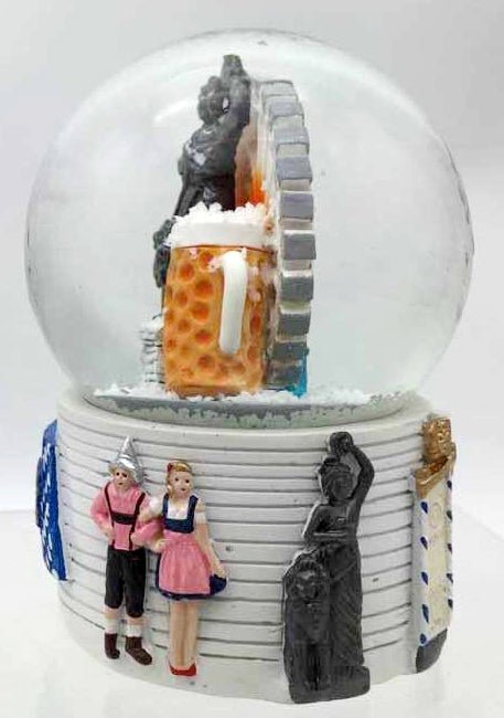 Souvenir Schneekugel München Oktoberfest Bayern - Luftblase - Schneekugelhaus